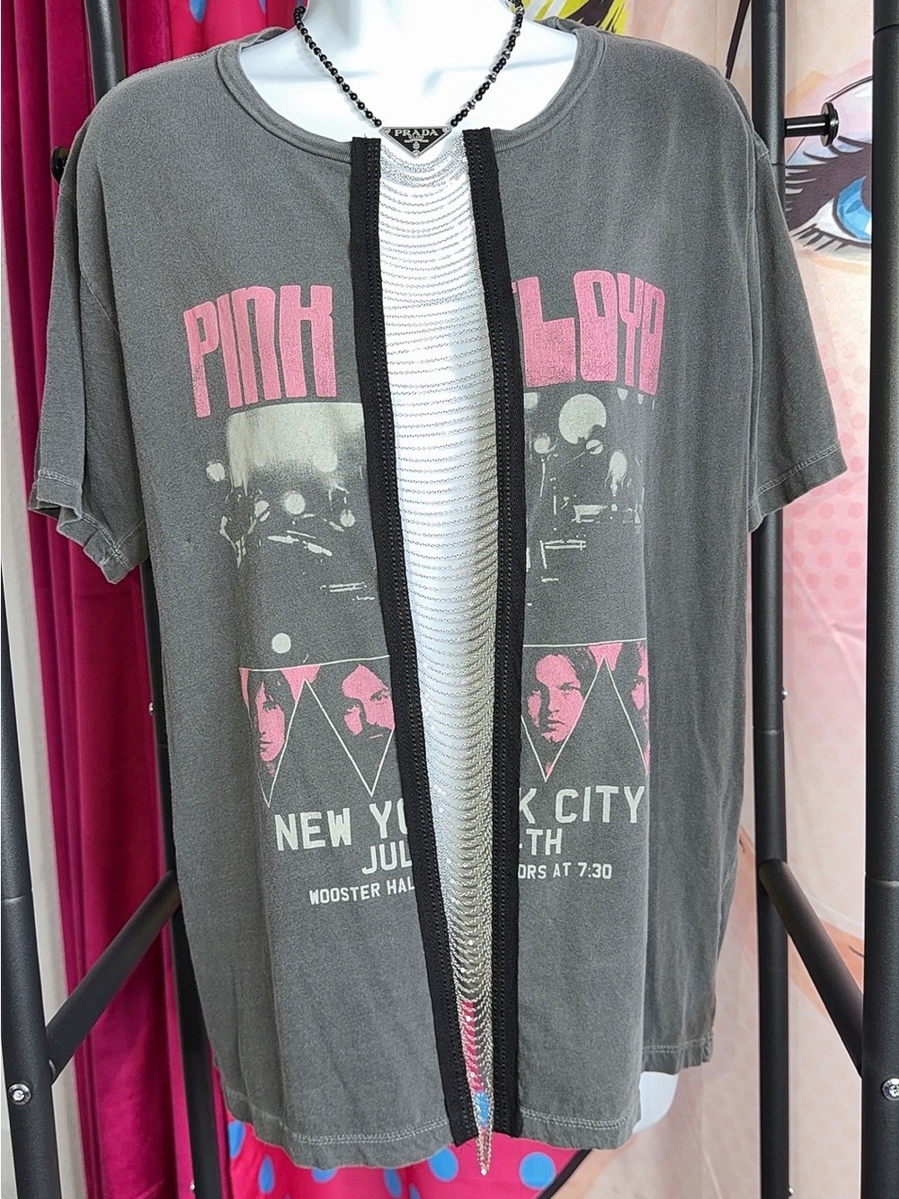 Restyled Vintage Pink Floyd Graphic Tee